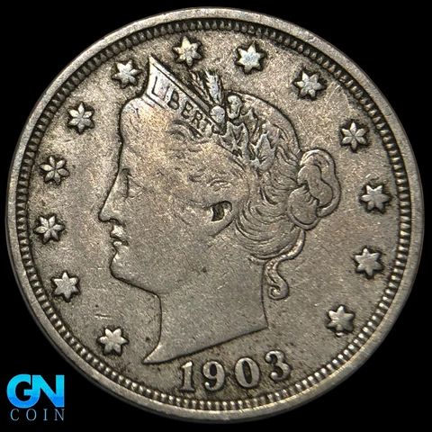 1903 Liberty V Nickel  #K8674 Cover