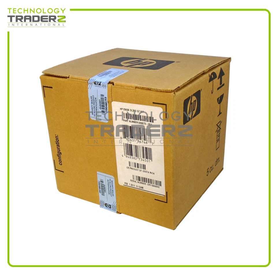 588070-B21 HP DL360 G7 Intel Xeon E5630 4-Core 2.53GHz 12MB Processor **Retail** - Image 1 of 1