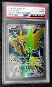 Pokemon Zapdos Full Art Holo Deutsch 29/83 Generations PSA 9 Mint - Bild 1 von 2