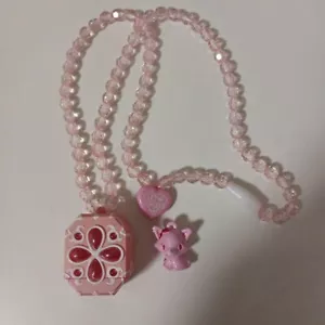 Sanrio Jewelpet Jewel Charm Garnet Necklace Used Anime Japan - Picture 1 of 10