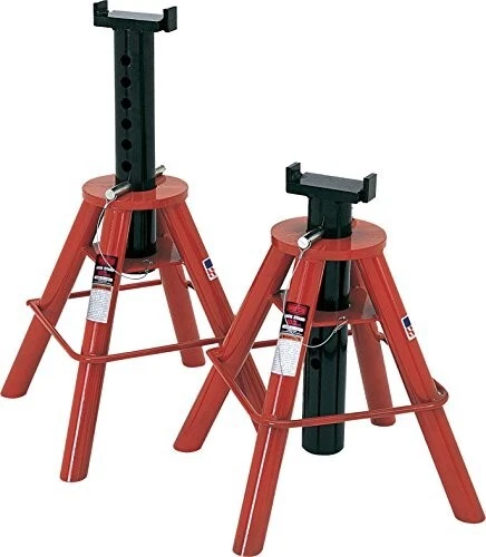 Norco 81208 Pair of 10 Ton Pin Type Short Height Jack Stands (10 Ton each Stand) Foto 1 de 1