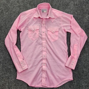 Vintage Rockmount Ranch Wear Western Shirt Mens 15 M Pearl Snap Rodeo Cowboy USA - Picture 1 of 10