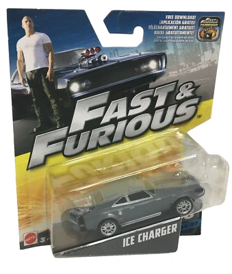 Mattel Fast & Furious 8 Dodge Ice Charger 1:55 Diecast Metal NEW SEALED - Image 1 of 4