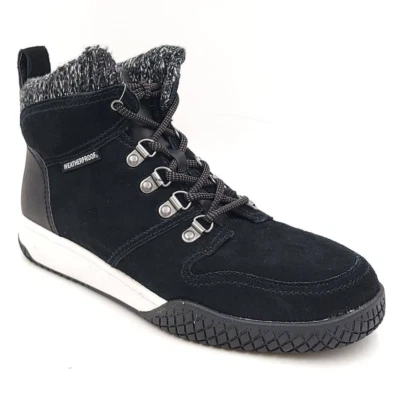 Weatherproof Women Sneaker Combat Boots Ruby Size US 8M Black Suede Leather - Image 1 of 4