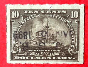US Sc#R168 1898NBattelship Used LH rem. Internal Revenue (1-274) - Picture 1 of 3