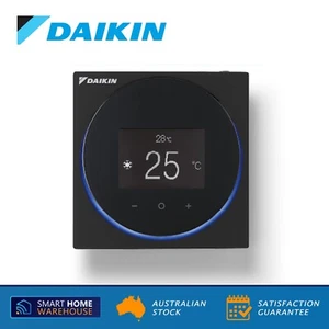Daikin BRC1H63K Stylish Wired Backlit Wall Controller, Black. New Model - Picture 1 of 1