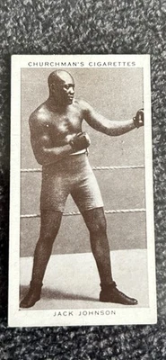 1938 Churchman's Boxing Personalities Tobacco Jack Johnson #20 - Image 1 of 2