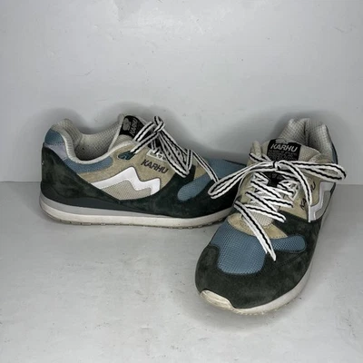 Karhu Synchron Shoes Mens US 10 Gray Blue Classic OG Athletic Running Sneakers - Image 1 of 4