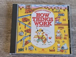 1994 Richard Scarry's "How Things Work in Busytown" CD Game Ships Free Quickly - Picture 1 of 6