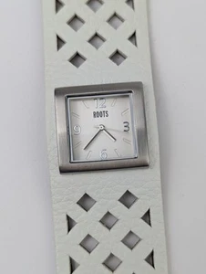 Vtg UNTESTED NOS Roots Canada Watch Leather Strap Band Ladies SANTORINI - Picture 1 of 5