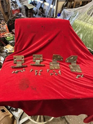 1949 1950 1951 1952 Chevrolet 4 Door Set Left Right Rear Door Hinges Working OG - Image 1 of 4
