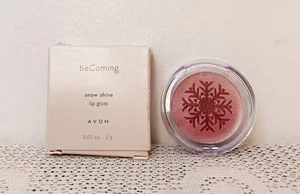 Avon beComing Snow Shine Lip Gloss Candy Red .07 oz. New In Box - Picture 1 of 5