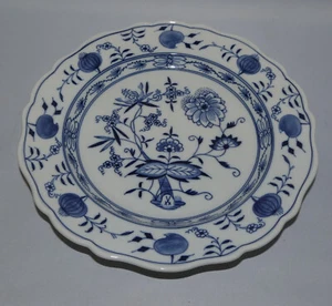 Meissen Porzellan Speise-Teller Zwiebelmuster Neuer Ausschnitt Ø 23,8 cm 1. Wahl - Picture 1 of 7
