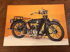 Postal vintage 1924 800cc Raleigh V doble del Museo Nacional de Motocicletas (C) - Imagen 1 de 3