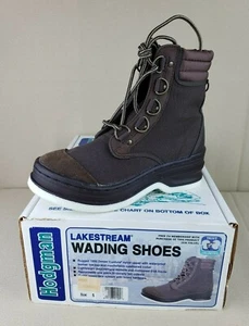Hodgman 19210 Felt Bottom Lakestream Wading Fly Fishing Boots Men's Size 5 - Picture 1 of 10