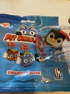 Pet Simulator X Series 2 Collector Clip Mystery Pack PENGUIN Roblox w DLC Code - Picture 1 of 7