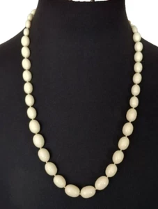 American Eagle Outfitters  Necklace Ivory Color Imitation Pearls Appx. 28 inches - Picture 1 of 15