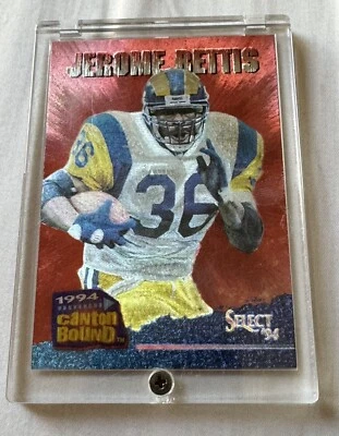 1994 Select “Canton Bound” Jerome Bettis #CB9 HOF - Image 1 of 2