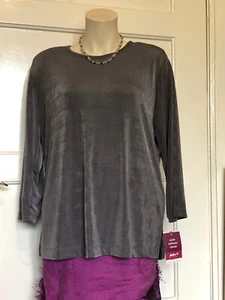 Bexleys Shirt Grau Metallic festlich elegant Gr. L - Bild 1 von 5
