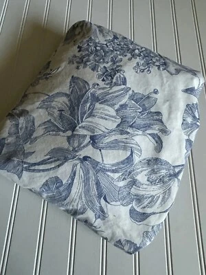 Sábana bajera Waverly Garden Room HERITAGE baño floral azul blanco DOBLE Foto 1 de 4