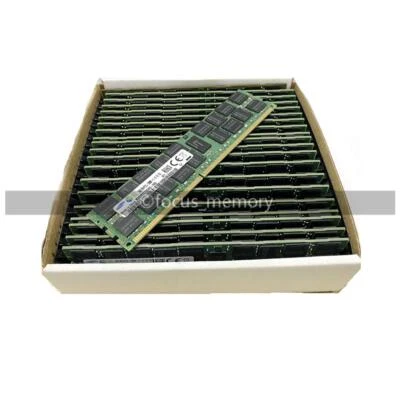 Samsung 16 GB RAM DDR3 1600 MHZ PC3L-12800R 2Rx4 REG ECC Server Memory 1.35V Lot - Image 1 of 4