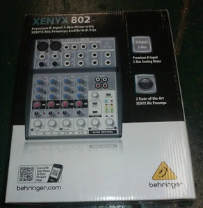 Behringer XENYX Q802 8-input 2-bus Mixer Used? - Picture 1 of 5