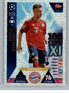 2018-19 Topps UEFA Champions League Match Attax #430 Joshua Kimmich 100 CLUB - Picture 1 of 1