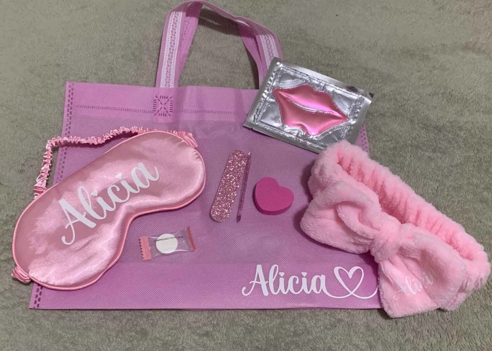 Conjuntos personalizados de festa de spa infantil. Festa de aniversário spa. - Imagem 1 de 1