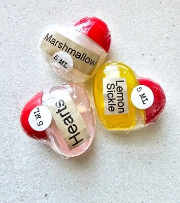 Lip Gloss Set of 3, Organic, Natural, Cruelty-free, Heart Shaped, Flavored - Image 1 of 2