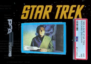 Star Trek © A&BC 1969 SHOCKING DISCOVERY #45 NEAR MINT 7 - Vintage garno PSA - Picture 1 of 7
