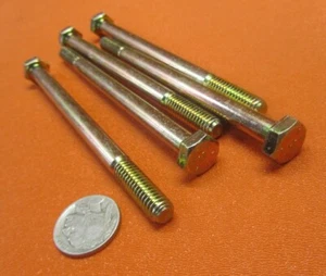Cap Screw Bolt, PT, GRADE 8 Yellow Zinc Chromate 5/16"-18 x 4.75" Length, 5 Pc - Picture 1 of 15
