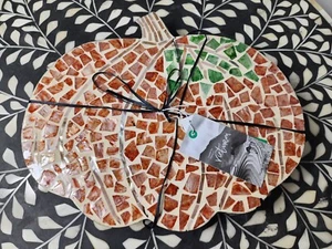 PUMPKIN RESIN PLACEMATS (SET OF 4) BEAUTIFUL AND UNIQUE! - Picture 1 of 7