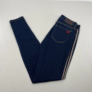 Tommy Hilfiger Jeans Como RW Jegging Fit Woman’s Size W29 L32 Blue Stripe Detail - Picture 1 of 16