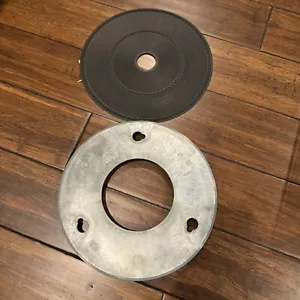 THORENS TD 165 ORIGINAL PLATTER AND RUBBER MAT - VERY GOOD CONDITION - Picture 1 of 5