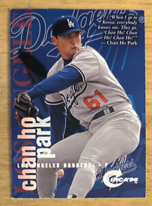 1996 Skybox Circa Chan Ho Park Baseball Card #145 Dodgers VG Corner & Edge Dings