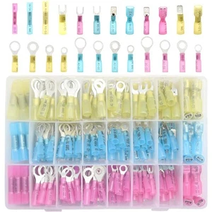 265 Pieces Heat Shrink Wire Connector Electrical Terminals Kit,Insulated - Picture 1 of 7