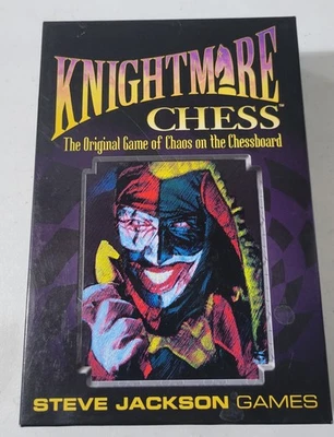 Knightmare Chess Game 3rd Edition 1st Print Steve Jackson Cards COMPLETE  - Image 1 of 3