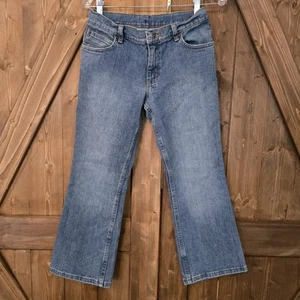 Wrangler Jeans Boys Light Wash Blue Straight Leg Denim Jeans Size 12 Husky - Picture 1 of 4