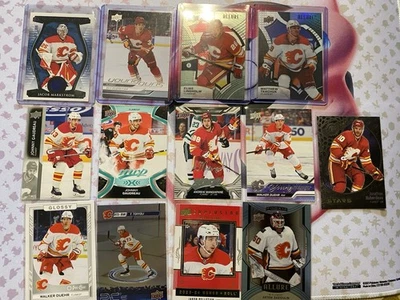 Lote de tarjetas de hockey Calgary Flames Foto 1 de 3