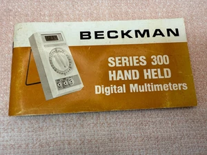 Beckman Series 300 Multimeter  Owner / User Manual *Original* Fast Shipping - Picture 1 of 4