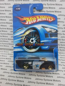 HOT WHEELS 1941 WILLYS BLOWN CUSTON DRAGSTER #170 POLICE - Picture 1 of 2