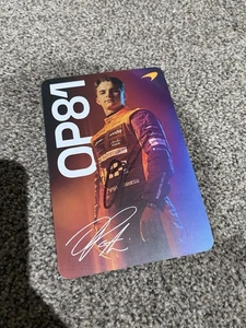 Formula 1: Oscar Piastri Signed Official McLaren F1 Card 2025 - Picture 1 of 2
