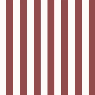 Norwall SD36125 Stripes & Damasks 3 1.25" Regency Stripe Red White Wallpaper - Image 1 of 2