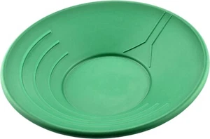 14" PANNING GOLD PAN - Green - Picture 1 of 1