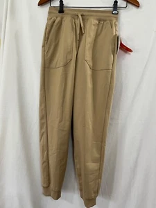 Wonder Nation Boys Pull on Elastic Waist Khaki Jogger Pants Pockets many sz New - Picture 1 of 5