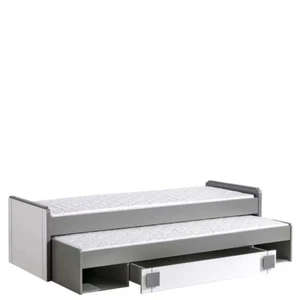 CAMA DOBLE CUNA CAMA JUVENIL + SOMIER CAMA ROBLE 2 x CAMAS CAMA ALTA - Imagen 1 de 3