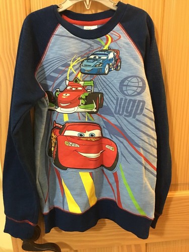 ALEXANDER MCQUEEN Felpa Lighning McQueen maglione ragazzo 9 10 Disney Store NUOVA