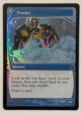 Ponder Foil Promo - Future Sight - Secret Lair MTG Magic the Gathering - Image 1 of 2