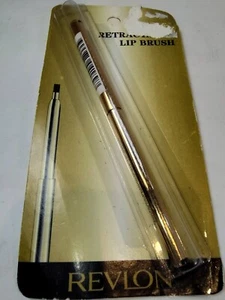 Sehr selten schwer zu finden Vintage Revlon einziehbarer Gold Lippenpinsel brandneu! - Bild 1 von 3