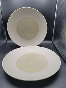 Stoneware 12 Inch Platter Sasaki Zen Khaki Platter 17068 X 2 - Picture 1 of 6